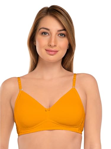 Image of DAISY DEE Women's Girls Cotton Non-Padded Wirefree Seamless Full Coverage Comfortfit Everyday Use T-Shirt Bra - NDSZN