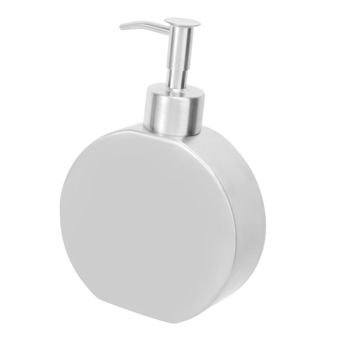 Dispensador de Loción de Acero Inoxidable Botella Rellenable Bomba Diseño Compacto y Duradero para Baño y Cocina Accesorio Práctico y Reutilizable