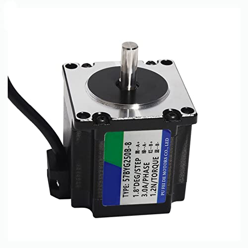 57 Stepper Motor 57BYG250C Torque 1.8N Long 76MM Two-Phase 4-Wire 3A Motor (Size : Single axis)