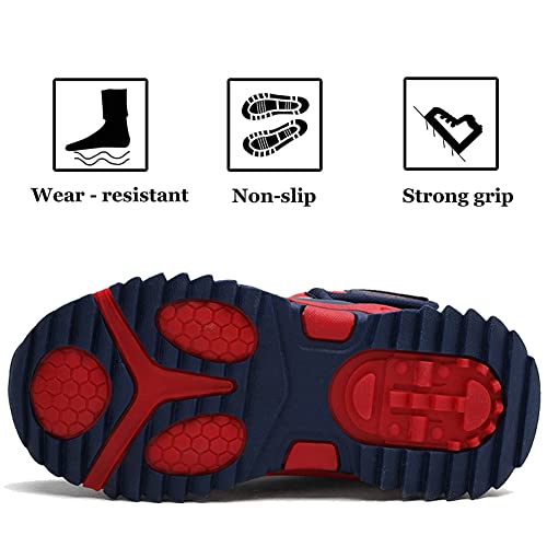 Yeerovan Winter Boots Warm Water Resistant Shoes Snow Boot Anti-Slip Fully Fur Lined Casual Lightweight Boot Skiing(T75 Grey 36) #TOP3