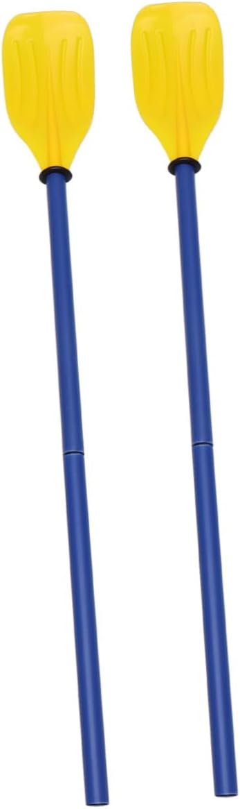 2pair Detachable Plastic Paddles for Kayak and Canoe Lightweight French Style Paddles for Boat and Parent Outings