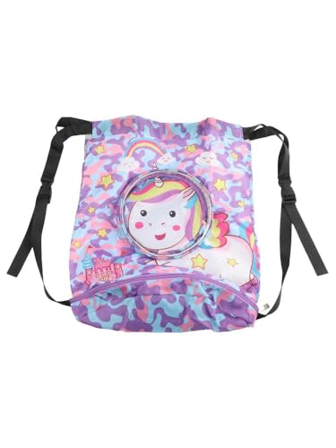 FACAIIO Mochila de natación para niños con separación seca y húmeda, impermeable, compartimento para zapatos, bolsa con cordón para playa, gimnasio y viajes