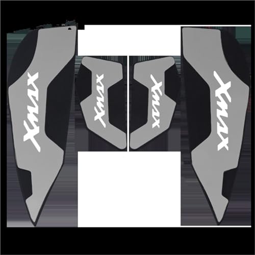 オートバイ に適合する XMAX300 XMAX250 Xmax 125 17-21 ゴム製フットレスト プレート パッド 改良型 滑り止め フットレスト フットパッド ペダル プレート