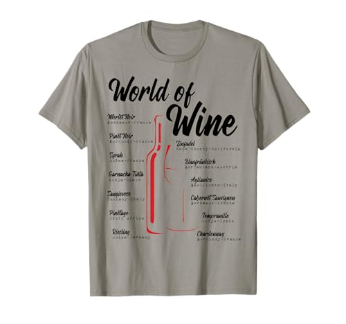 World Of Wine El mundo del vino Camiseta
