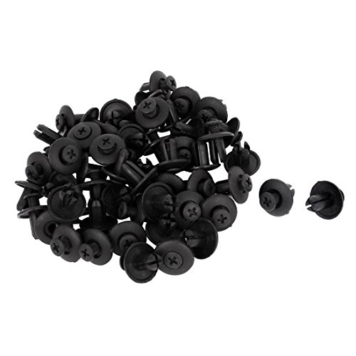 Rivet plastique noir trou 8,5 mm à expansion pour bloquer le pare-chocs sans jeu