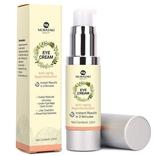 Anti-Aging Rapid Reduction Eye Cream, Instantly Reduces Dark Circles, Wrinkles, Puffiness, Eye Bags, Lifts & Hydrates Tired Skin in 2 Minutes!