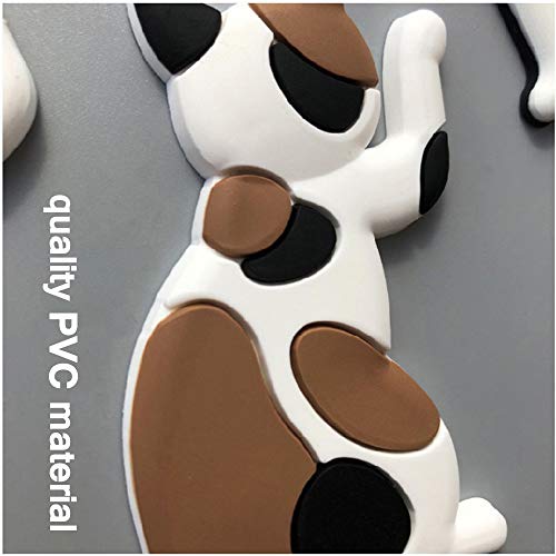 Imanes decorativos para refrigerador en forma de gato 6 unidades miniatura 6