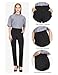 Black Dress Pants for Women Work Business Pants Tummy Control Office Straight Leg Professional Trousers Regular 31