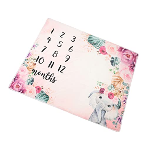 Couverture de photographie bébé personnalisable en tissu doux blanc