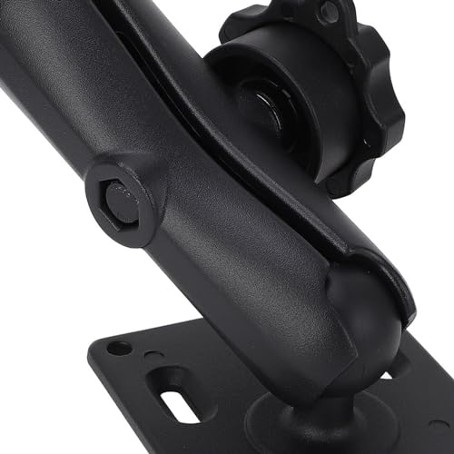 Bras à double douille antivol en aluminium taille C 3,8 cm pour tablette et bateau