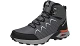 Mishansha Zapatillas Senderismo Hombre Trail Mount Botas Montaña Zapatos Trekking Escalada Deportes de Exterior, Gris 45 EU