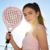 Paleta de Pádel con Superficie de Fibra de Carbono, Ligera, Ideal para Entrenamiento/Partidos 8