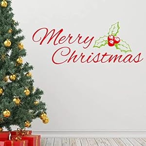 Rjjrr Vrolijk kerstfeest muurstickers kamer huis glazen decoraties 22. DIY vinyl kerststickers festival muurkunst…