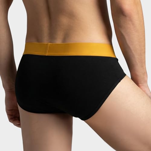Image of Levi's Cotton Elite Brief | Premium Men's Brief Underwear | 4-Way Stretch | Outer Elastic Waistband | Double-Layered Pouch | Style 073 | Pack of 1