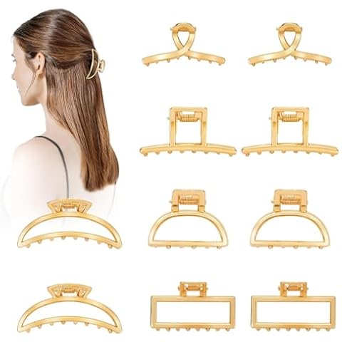 Pinces à cheveux Calkkrer en métal doré Cover