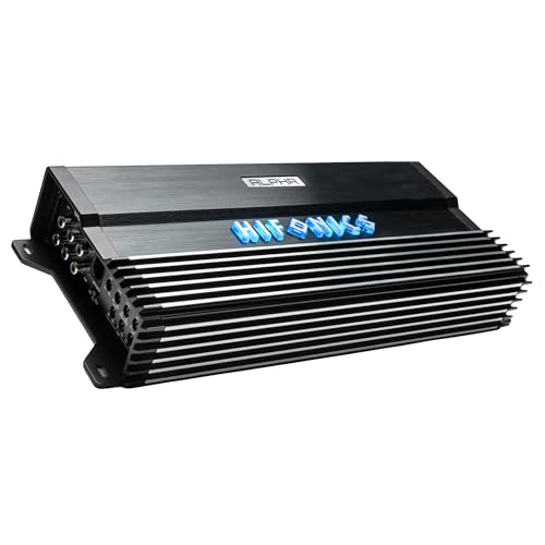Hifonics A2500.5D Alpha 2500 Watt 5 Channel Car Audio Amplifier, Hybrid Super D-Class Amp with MOSFET Power Supply & Bass Remote