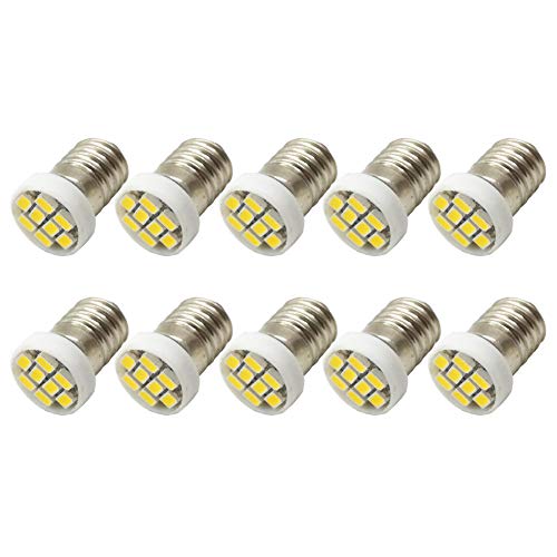 Ruiandsion 10 E10 x[X LED AbvO[hd 1210 8SMD `bvZbg 0.5W 12V d g[`CgdpAzCg