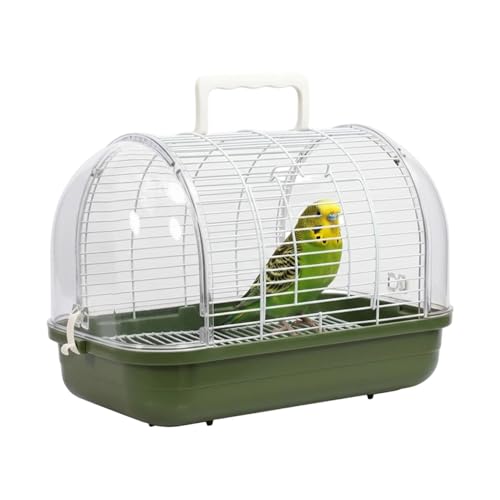 Vogelkäfig- Acryl, Papageienkäfige | b’udgie Käfig, transparentes Haus für Nymphensittiche Conure Lovebird Kleintier- Lebensraum Indoor Zucht Nist- und Haustier- Spielgehege