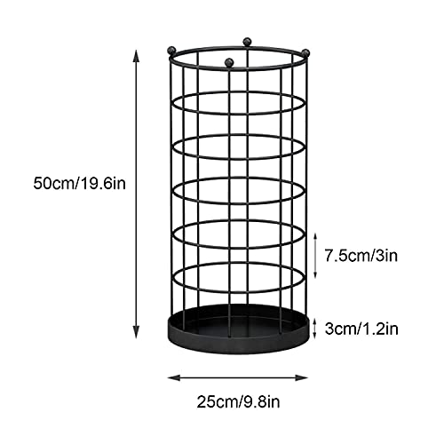 Porte-parapluie la conception creuse assure la ventilation pour sécher vos cannes de marche