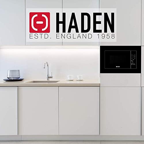 Haden Built-in Micro Grill  Microwave and Grill Combo with Defrost, Reheat & Cooking Functions, 20 Litre, Black