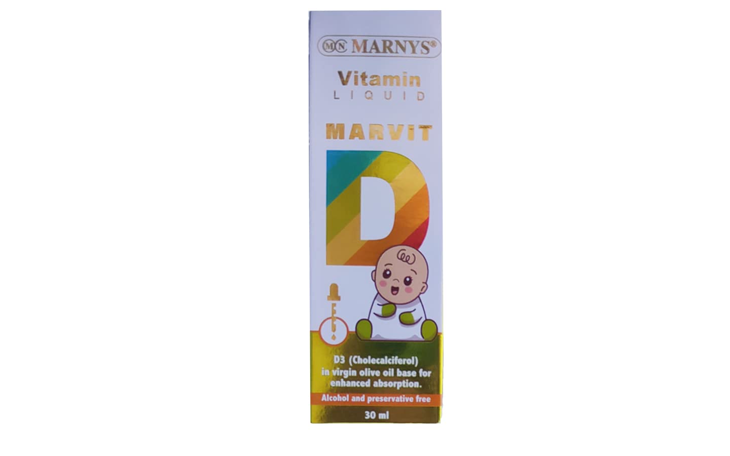Marnyschildren vitamin D liquid 30 ml