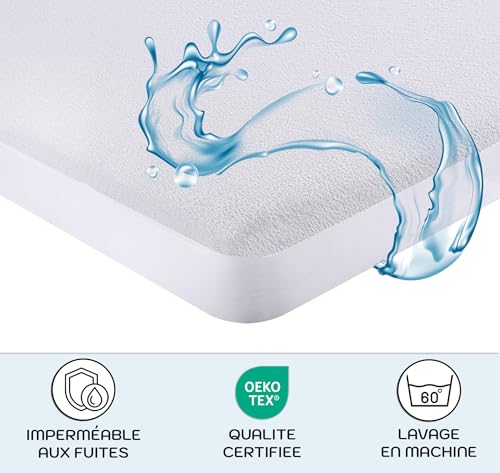 Drap housse cododo 60x80cm protège matelas contre les régurgitations - 6