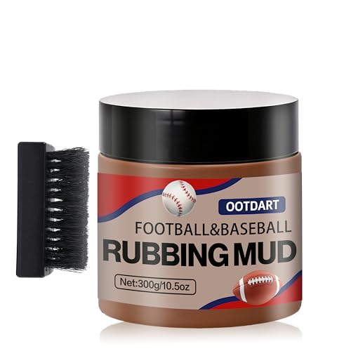 OOTDART – Football Mud - Baseball Mud - Football Mudding & Conditioning Kit - Baseball & Football Rubbing Mud – Professional Break in kit for Better Grip and Control