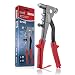 Produktbild Novus 59043 Blindnietmutternzange N-140, Gerätekörper aus Aluminium und Stahl, Nietmutternzange für Aluminiumnieten, Stahlnieten