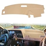 HanLanKa Dashboard Cover Dash Cover Mat Pad Custom Fit for 1989-1994 Ford Ranger,1991-94 Ford Explorer,1991-94 Mazda Navajo,1989 1990 Ford Bronco II(Beige)
