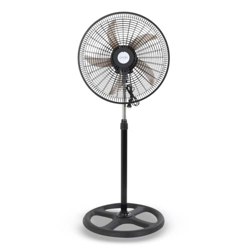 Consejos para Comprar Ventiladores de Pie Walmart los preferidos por los clientes. 48 Ventilador de Piso Ventilador Pedestal Giratorio de 18 Pulgadas Con 3 velocidades de Potencia Estructura de Acero de Altura Ajustable y Motor de Aluminio de 5 Aspas Abanico de...