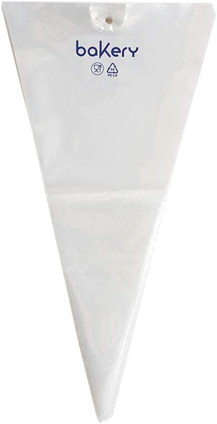 DECORA 5135002 100 Disposable Pastry Bags 53 CM, Plastica, Transparent, 53 cm - 100 pieces
