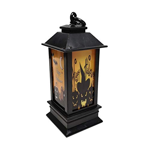 image for FatCat Wall Graphics Halloween Small Oil Lamp Decoration LED Pumpkin L
