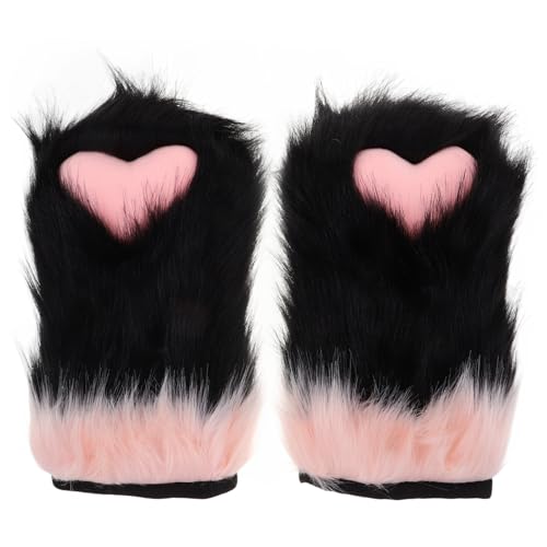 Guantes de pata de animal para niñas ideales para disfraces de gato y accesorios cosplay
