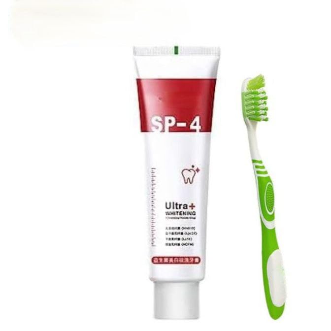New Sp-4 Toothpaste, Brightening & Stain Removing Toothpaste, Sp-4 probiotic whitening toothpaste，Teeth Whitener Toothpaste, Natural Tooth Whitener (1Pcs) with 1 Toothbrush (B0DFPZGLHZ) Amazon Price History, Amazon Price Tracker