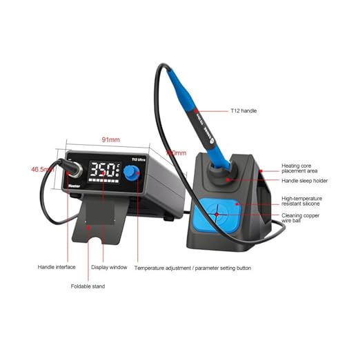 Station de soudage Ultra T12 pour réparer les cartes mères de téléphones - 7