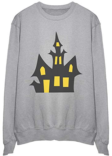 Sweatshirt Witch Haunted House ample pour éviter le froid de l'automne avec style