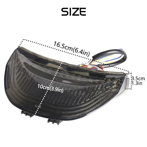 Luz trasera LED con intermitentes para moto CBR600RR 2003-2006 y CBR1000RR 5