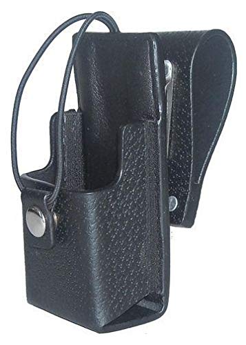 Leather Carry Case for Motorola CP200 XLS Two Way Radio - with Swivel Belt Loop (Full Display)
