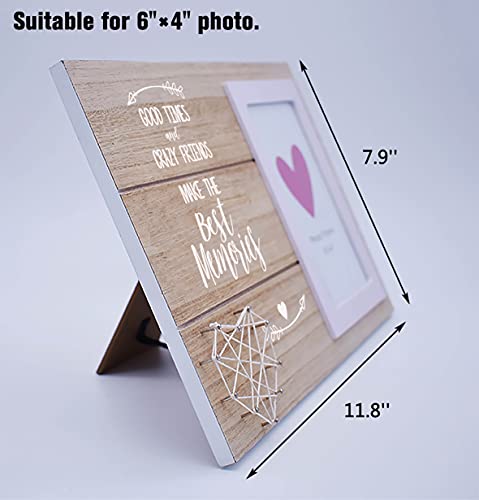 Picture Frame For Women,Her,Friends,Her,Soul Sister,Bff,Besties - Good Times And Crazy Friends Make The Best Memories - Best Friend Photo Frame Gift - Long Distance Friendship Gift- Birthday Christmas Present #TOP2