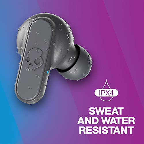 Skullcandy Dime In-Ear Wireless Earbuds, 12 Hr Battery, Microphone, Works With Iphone Android And Bluetooth Devices - Grey #TOP3