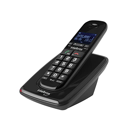 Telefone sem Fio Digital, Intelbras, TS 63 V, intelbras, Preto