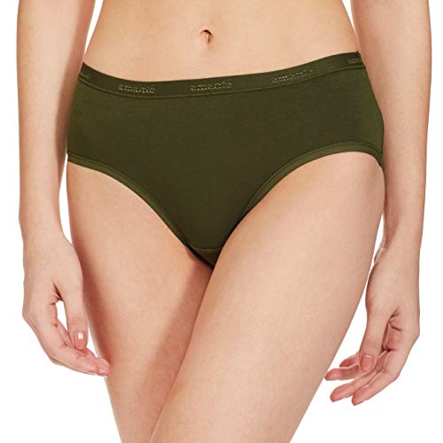 Image of Amante Solid Cotton Low Rise Hipster Panty Pack(Pack of 3)