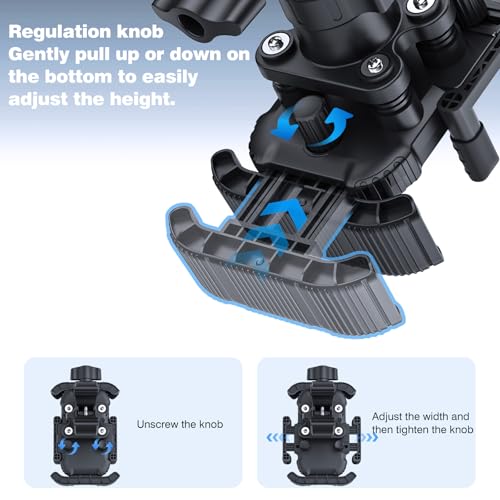 IZCUZK Shock Absorbing Bike Phone Holder