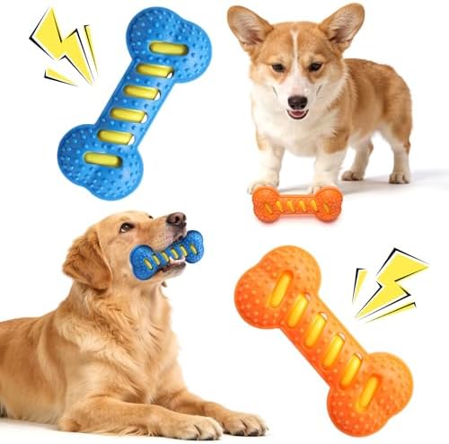 2Pcs Dogs Chew Toys for Small Dogs Medium, Durable Dog Toy to Keep Them Busy, Pet Toys for Dog Made of TPR Material