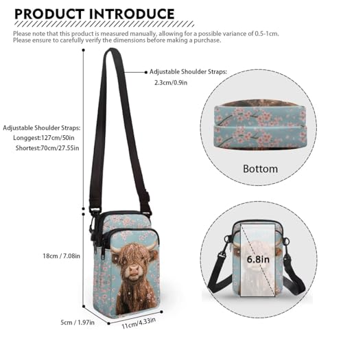 Image of Xpyiqun Small Crossbody Bag Women Phone Purses Sling Shoulder Handbag Cross Body Pouch Wallet Bags