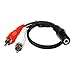 Audio Adapter - 3.5mm Jack to 2x RCA Plugs (Discontinued by Manufacturer)