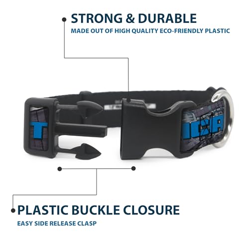 Collar de perro Capitán América Avengers Buckle-Down ideal para paseos urbanos 5