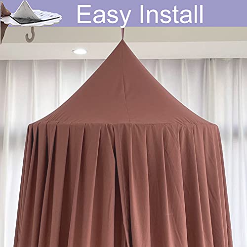 Extra Large Kids Bed Canopy For Girls Boys Bedroom Decor,Crib Canopy Nursery Canopy Hanging Canopy Blocking Light Canopy Reading Nook Canopy (Rose Red) #TOP2