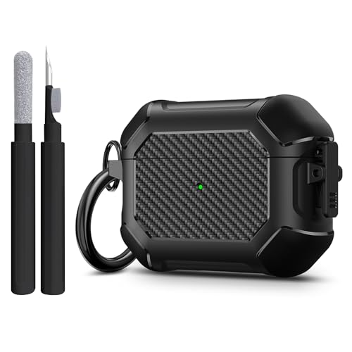 Image of Compatible with Airpods Pro 3 Case(2025),for Airpods Pro 3rd Generation Cases Cover with Keychain Cleaner Kit Soft Silicone Shockproof Cover for Women Men