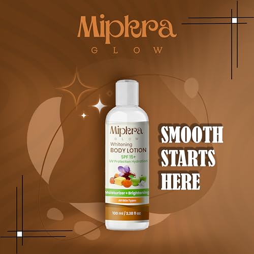Image of Whitening Body Lotion, SPF 15+, UV Protection Hydration, Moisturizer + Brightening, All Skin Types, 100ml, Combo Pack of 2